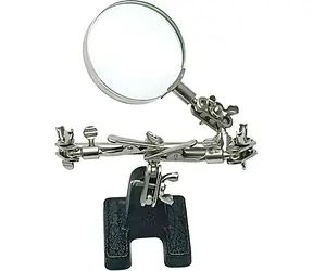 Vorel Držiak tretia ruka s lupou 62 mm / Držiak tretia ruka / Priemer lupy 62 mm / Na spájkovanie