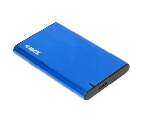 ibox HD-05 modrá / Externý box pre 2.5" HDD/SSD / USB 3.2 Gen 1 / SATA III / UASP