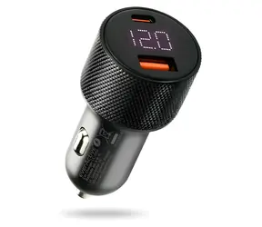 CC-50Q Autonabíjačka čierna / Autonabíjačka / 75W / QC3.0 / PD / USB-C + USB