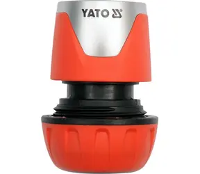 YATO Rýchlospojka hadicová 3/4" 19mm / Rýchlospojka / ABS plast / Stop ventil