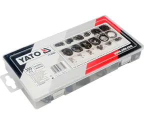 YATO Súprava poistných krúžkov INTERNAL / Poistné krúžky / 300 ks / R1-R19 / pr. 3-32 mm