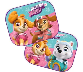 Seven Detská slnečná clona Paw Patrol dievčenské 2ks / Slnečná clona / bočné okno / detský motív