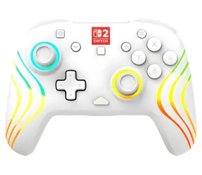 Turtle Beach Afterglow Wave Wireless biela / Herný ovládač / bezdrôtový / Nintendo Switch 2 / RGB podsvietenie / TMR páčky