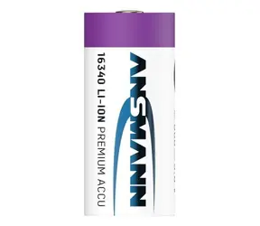 Ansmann 1300-0017 / Dobíjacie batérie / 16340 / Li- ION / 3,6 V / 850 mAh