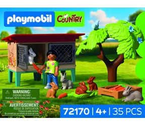 Playmobil Stavebnica Country 72170 Králikáreň / Farma