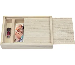 Zep Box na fotografie a USB kľúč 13x18 cm CX7557 / Box na fotografie / drevený