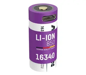Ansmann 1300-0015 / Dobíjacie batérie / 16340 / Li- ION / 3,6 V / 850 mAh / Micro-USB