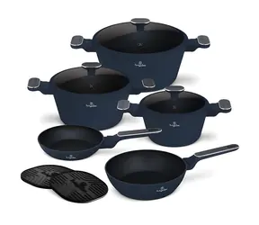 BERLINGERHAUS Sada riadu s titánovým povrchom Deep Sea Collection / Sada riadu / 10 ks