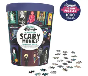 Ridley's Games Puzzle Bucket List: 50 strašidelných filmov, ktoré musíte vidieť / 1000 dielikov