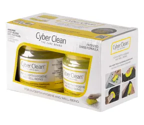 Cyber Clean The Original 2x145g / Čistiaca hmota / kalíšok Pop- UP Cup / pre elektroniku a citlivé povrchy