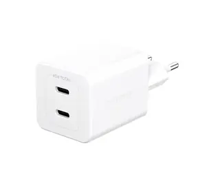 PanzerGlass empower Grand Prix biela / Cestovný adaptér / GaN / 45 W PD / 2x USB-C
