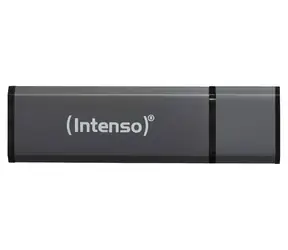 INTENSO Alu Line 64GB antracitová / Flash disk / USB 2.0 / čítanie 28 MB/s / zápis 6,5 MB/s