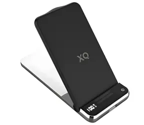 Xqisit Premium Wireless Stand 6000 čierna / Powerbanka / Qi bezdrôtové nabíjanie / USB-A / USB-C