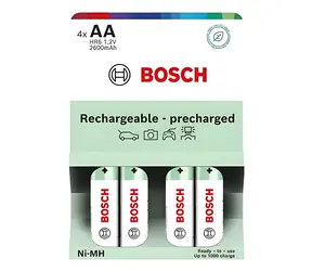 BOSCH HR6B4P2600/00 / Nabíjacie batérie / AA (HR6) / 2600 mAh / NiMH / 4 ks