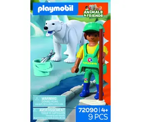 Playmobil 72090 Ľadový medveď a ošetrovateľ / Stavebnice