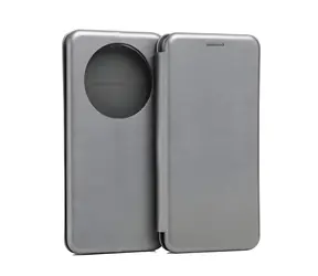 Beline Book Magnetic oceľová šedá / Puzdro typu kniha / pre Honor Magic5 Pro / TPU, umelá koža
