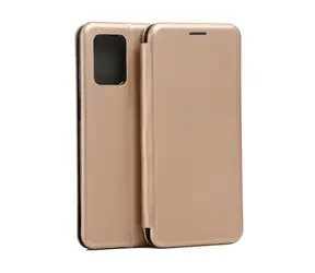 Beline Book Magnetic pre Motorola Moto G73 5G zlaté / Puzdro typu kniha / Stojanček / Vrecko na kartu