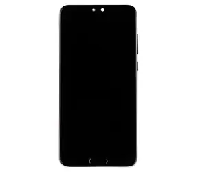 Náhradný LCD displej + dotyková doska + predný kryt pre Huawei P20 Pro čierny / OLED