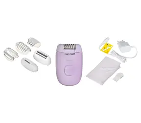 Philips 4000 BRE257/00 purpurová / Epilátor / 2 rýchlosti / masážne funkcie