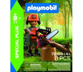 Playmobil Figúrka Country 72150 Drevorubač s motorovou pílou / Special PLUS