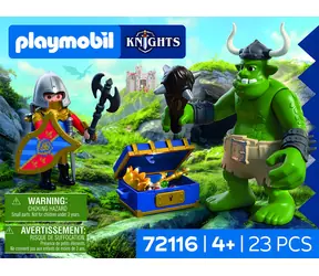 Playmobil 72116 Troll s pokladom Levích rytierov / Stavebnice