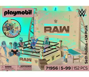 Playmobil Zberateľská sada WWE Raw Ring 71956 / Sports & Action