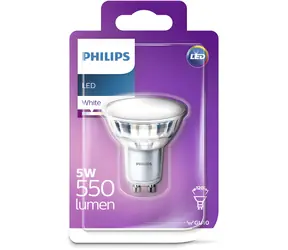 Philips Classic GU10 teplá biela / Bodová žiarovka / 5W / 550lm / 3000K / 120 ° / Trieda E