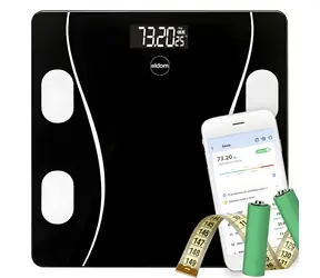 Eldom TWO610 čierna / Osobná váha / Múdra / Bluetooth / Do 180 kg / BMI