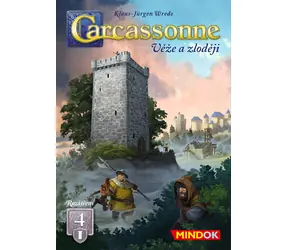 CARCASSONNE Rozšírenie Veže a zlodeji / Spoločenská hra / 4. rozšírenie
