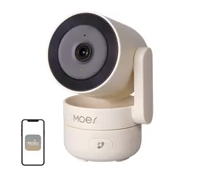 MOES WCM-P52P / Vnútorná IP kamera / PTZ / 4MP / Wi-Fi 6 / IR nočné videnie