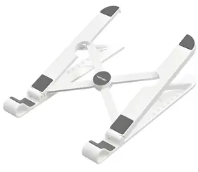 Vention KDNW0 biela / Stojan pre notebook / výškovo nastaviteľný / skladací / do 17,3"
