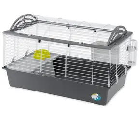 Ferplast Casita 100 šedá / Klietka pre králiky a morčatá / 96x57x56 cm / kov a plast