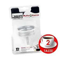 Bialetti Lievik pre Mukka Express / Náhradný diel na moka kanvicu / 2 šálky