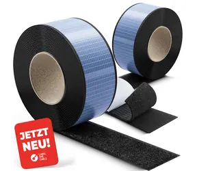 Label the cable TOUGH TAPE STRAP čierna / Sťahovacia páska na suchý zips / Šírka 50 mm / Rolka 5 m