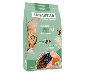 BOSCH Sanabelle Sensitive kura 2 kg / Granule pre mačky / pre dospelé mačky s citlivým trávením