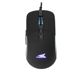 Baracuda NAUTILUS čierna / Herná myš / Optický / 7D / 12800 DPI / 1,5 m / USB / 75 g