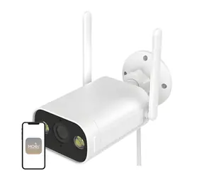 MOES WCM-JD-T1 / Vonkajšia IP kamera / 3 MP / Wi-Fi / IP65 / microSD