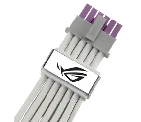 Asus ROG Equalizer biela / Napájací kábel pre GPU / 12V-2x6 / PCIe 5.1 / 0,75 m
