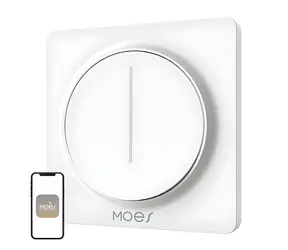 MOES ZS-SY-EUD-WH biela / Stmievač / ZigBee / max. 300W