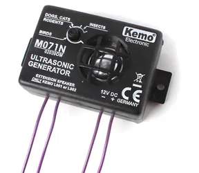 Kemo M071N / Odpudzovač zvierat / 8-40 kHz / 12V
