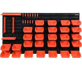 Vorel Organizér nástenný sada 48 ks / Organizér / 4X tabuľa 475x272 mm / plast