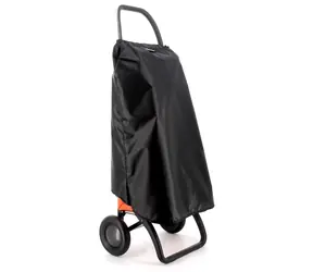 Rolser Poncho M čierna / Pláštenka pre nákupnú tašku na kolieskach