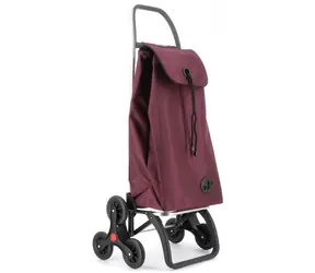 Rolser I-Max MF 6 bordová / Nákupná taška / kolieska do schodov / objem 43 l / nosnosť 50 kg