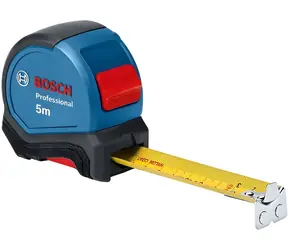 BOSCH Professional zvinovací meter 5 m modrá/čierna / Zvinovací meter / hliníkové púzdro / magnetický háčik