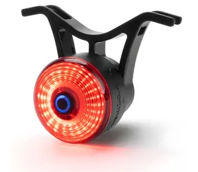 Wozinsky WIS-02 čierna / Chytré zadné svetlo na bicykel / 1 ks / Vodeodolné