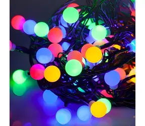 Rebel Vianočné LED osvetlenie / 100 LED / farebné