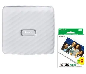 Fujifilm Instax Link WIDE Ash White / Fototlačiareň / Wide formát / 2x10 ks filmu v balení
