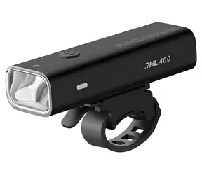 Rockbros RHL400 čierna / Predné svetlo na bicykel / 400 lm / USB-C nabíjanie
