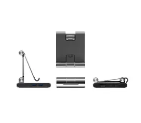 J5Create stojan s dokom pre iPad Pro Space Grey / Stojanček / HDMI / 2x USB 3.2 Gen2-A / nabíjanie 20 V