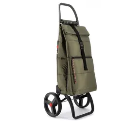 Rolser Taška na kolieskach Big Polar 2 Logic RSG zelená / Objem 44 l / Nosnosť 40 kg / Kolieska XL / Výška 108 cm